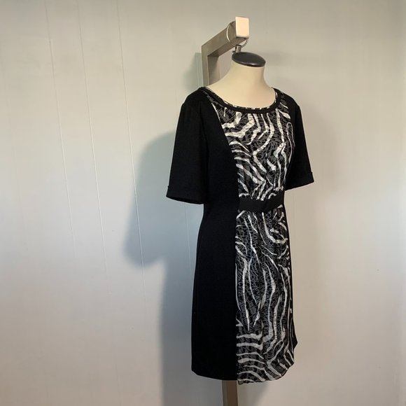 Tahari Animal Print Dress - Picture 4 of 8